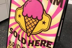 Ice Cream A-Frame Sign